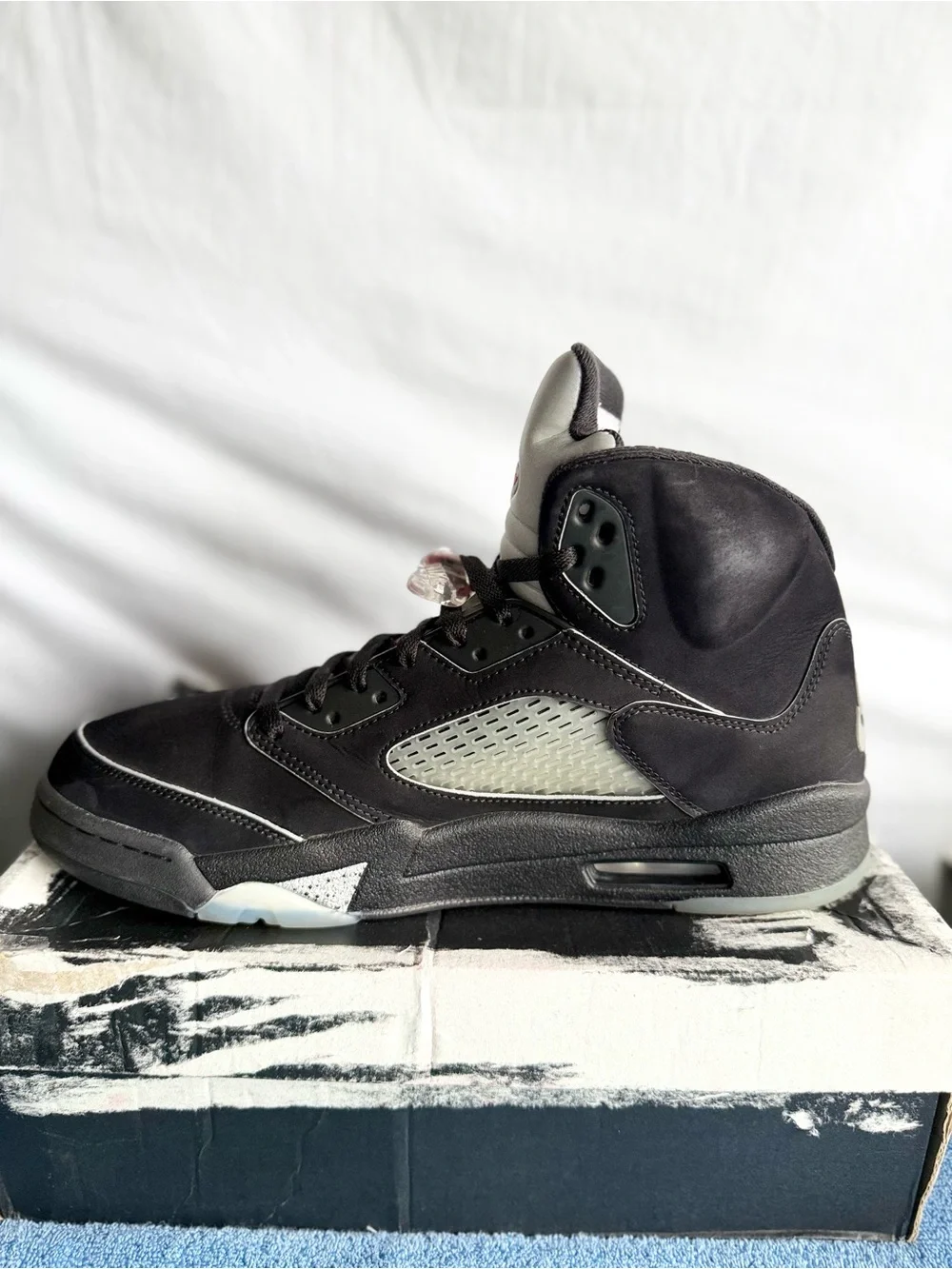 AUTHENTIC Jordan 5 Retro OG Black Metallic Reimagined size 13 HF3975–001 2025